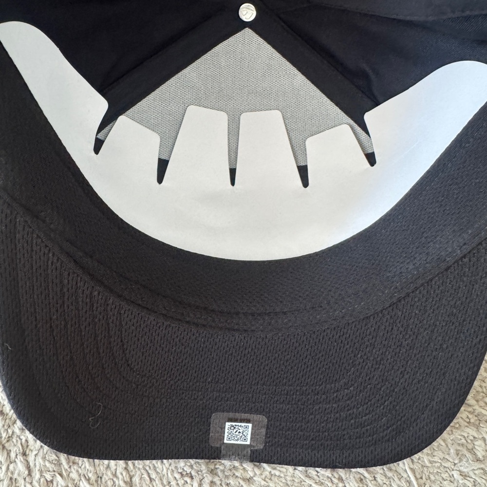 NWT TaylorMade Horizon Golf Hat Black White Logo Adjustable 58cm - Picture 7 of 7